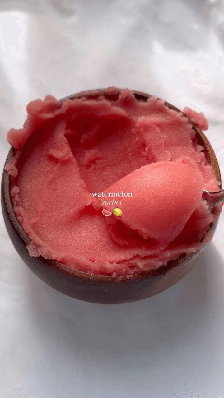 2-Ingredient Watermelon Sorbet