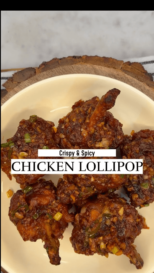 Crispy & Spicy Chicken Lollipop (Drums of Heaven)