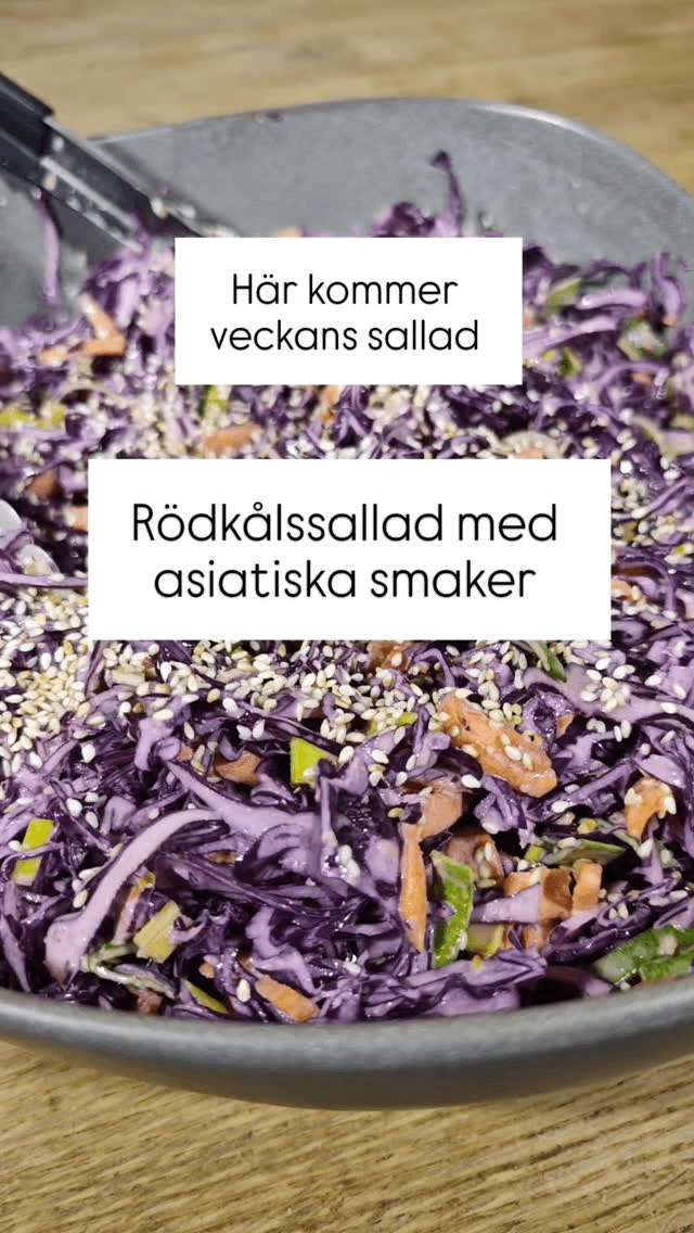 Red Cabbage Salad with Asian Flavors