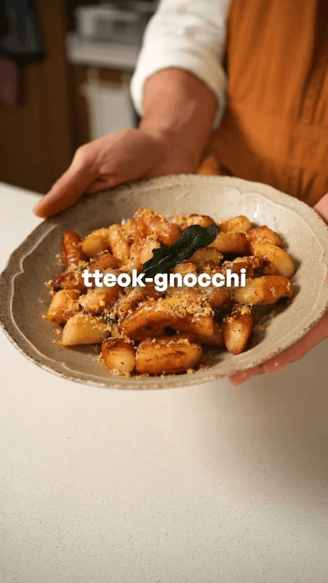 Tteok-Gnocchi (Korean Rice Cake Gnocchi)