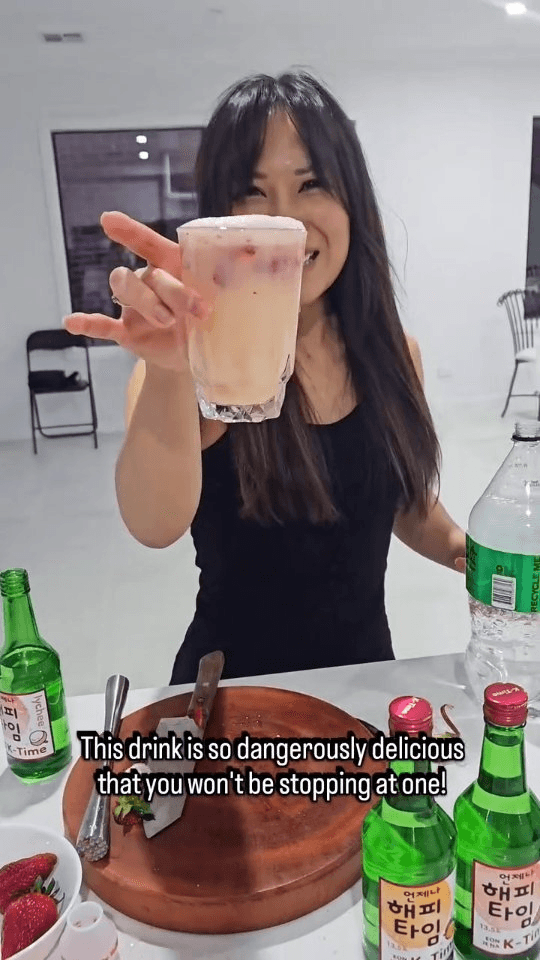 Soju Cocktail Party Drink