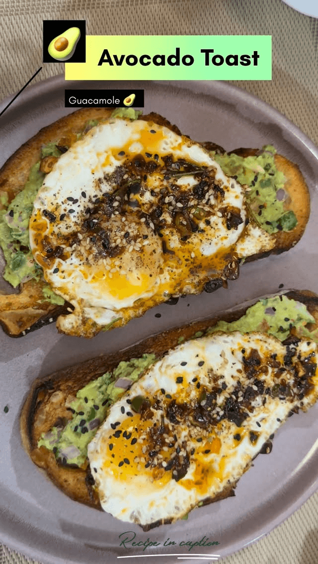 Creamy Avocado Toast with Egg