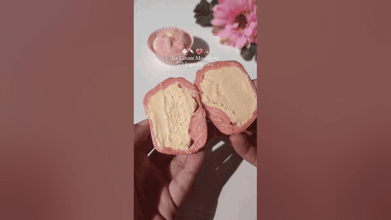 2 Ingredient Mochi Ice Cream