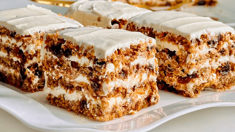 Moist Carrot Cake! No Flour, Sugar, Butter, or Eggs! My Favorite