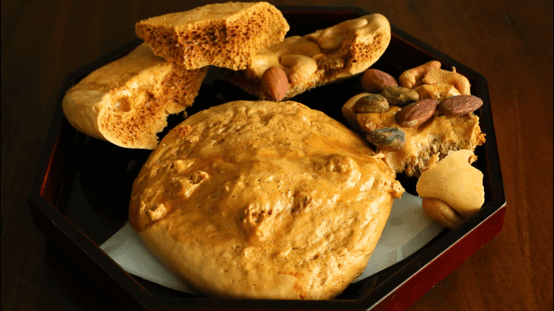 Dalgona Candy with Nuts