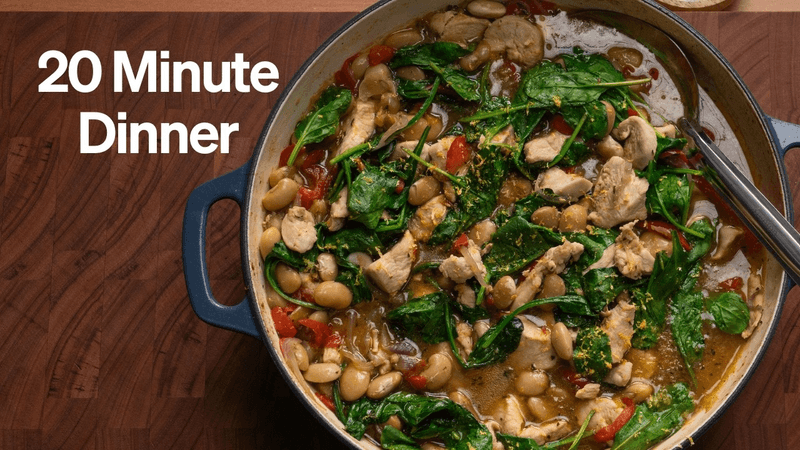 One Pot Chicken and Beans