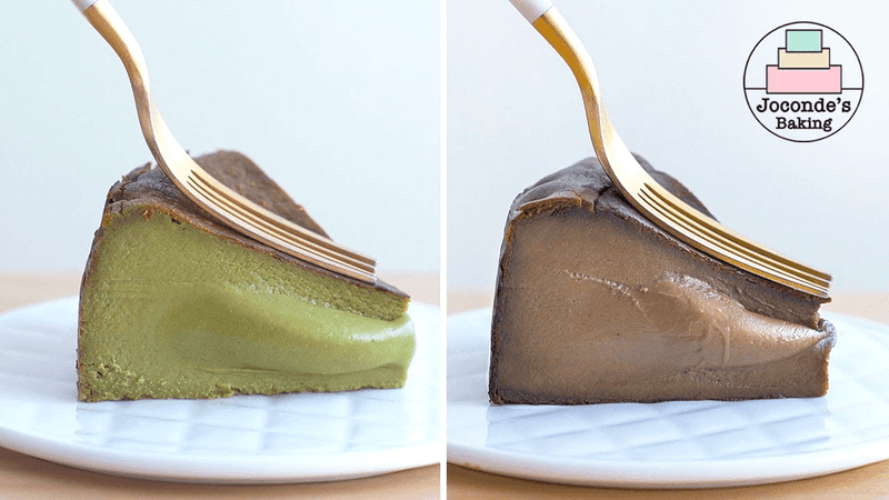 Hojicha and Matcha Basque Cheesecake Recipes