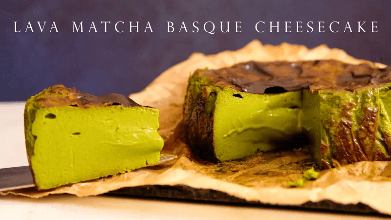 Reprint of Famous Store Recipes Series: Matcha Lava Heart Basque Cheesecake, Famous Japanese Shop's Recipe