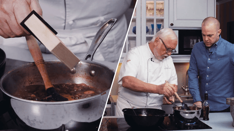 Cooking Red Wine Sauce with Leif Mannerström