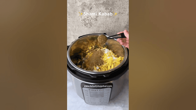 Instant Pot Shami Kabab