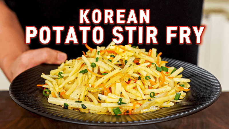 Korean-Style Stir-Fried Potatoes (Gamja Bokkeum)