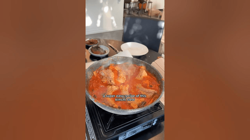Super Easy Kimchi Stew Recipe Thumbnail