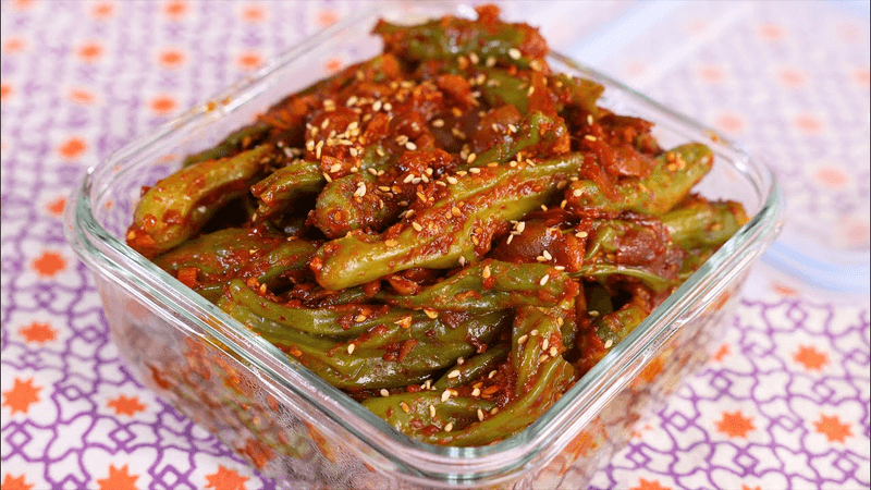 Steamed shishito peppers (Kkwari-gochujjim: 꽈리고추찜) Thumbnail