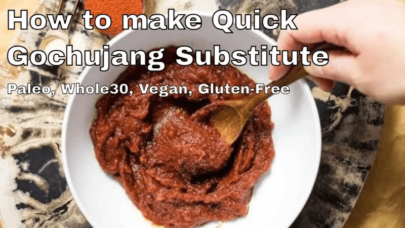 Gochujang substitute (Korean hot pepper paste substitute) for Paleo, Whole30, Vegan, Gluten-free Thumbnail