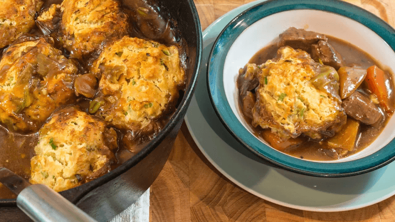 Beef Stew & Crispy Dumplings Thumbnail