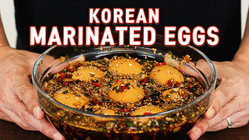 These Super Addictive Korean Marinated Eggs Will Change Your LIFE! l Mayak Eggs Thumbnail