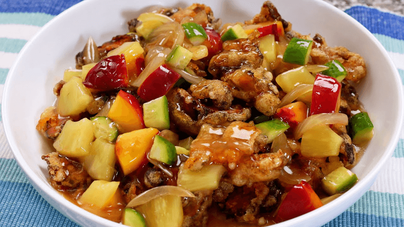 Sweet, Sour, Crispy Mushrooms (Beoseot-tangsu) Thumbnail