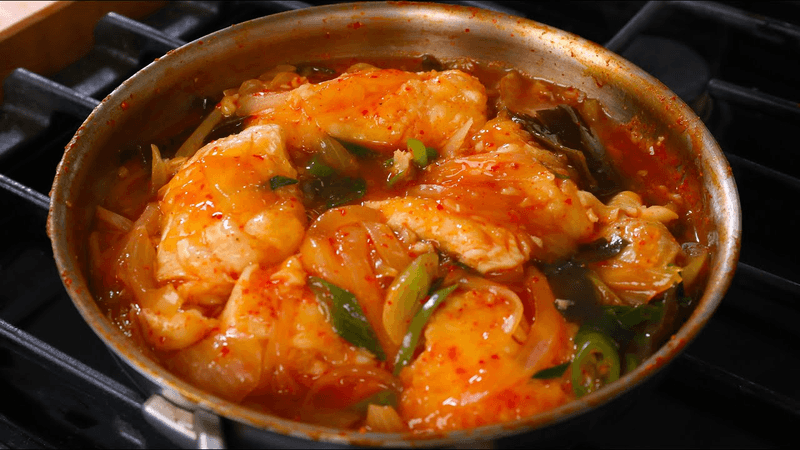 Spicy Cod Fillets (Daegusal-jorim) Thumbnail