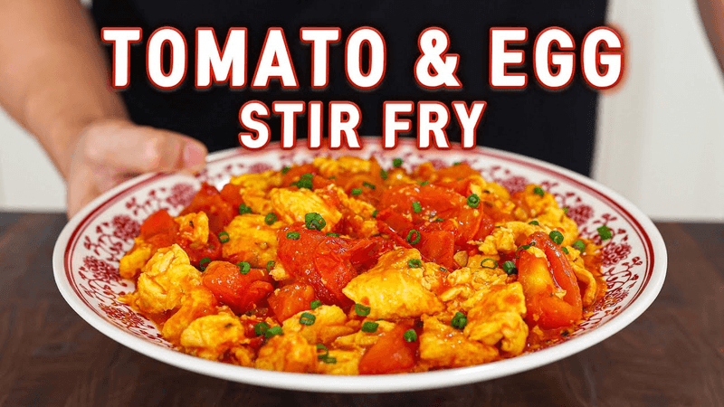 This 10 Minute Tomato Egg Stir Fry Will Be Your New Favorite Breakfast! Thumbnail