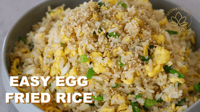 5 Minutes EASY Egg Fried Rice Thumbnail