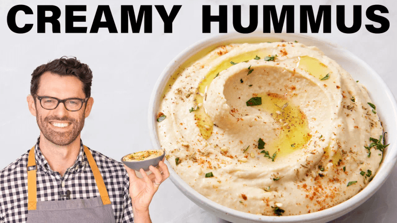 Easy Hummus Recipe Thumbnail