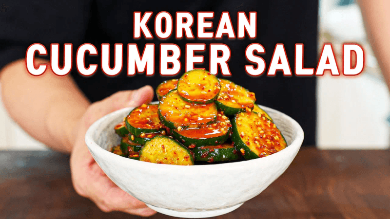 5-Minute Korean Cucumber Salads (2 Ways) Thumbnail