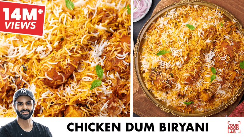 Chicken Dum Biryani Recipe | Delicious Chicken Dum Biryani | Chef Sanjyot Keer Thumbnail