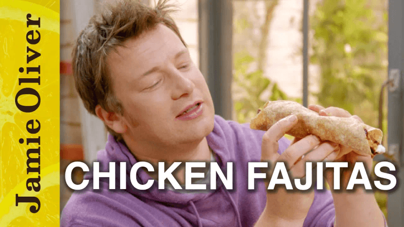 Jamie Oliver's Sizzling Chicken Fajitas Thumbnail