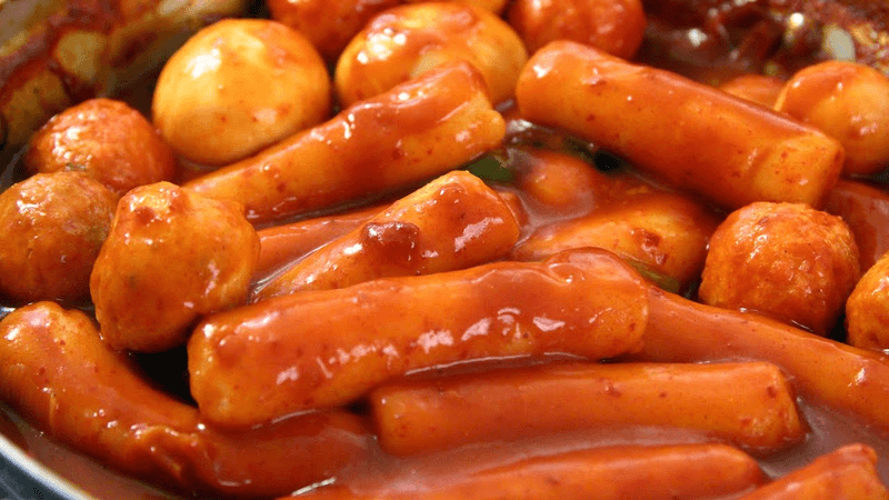 Spicy rice cake (Tteokbokki) Thumbnail