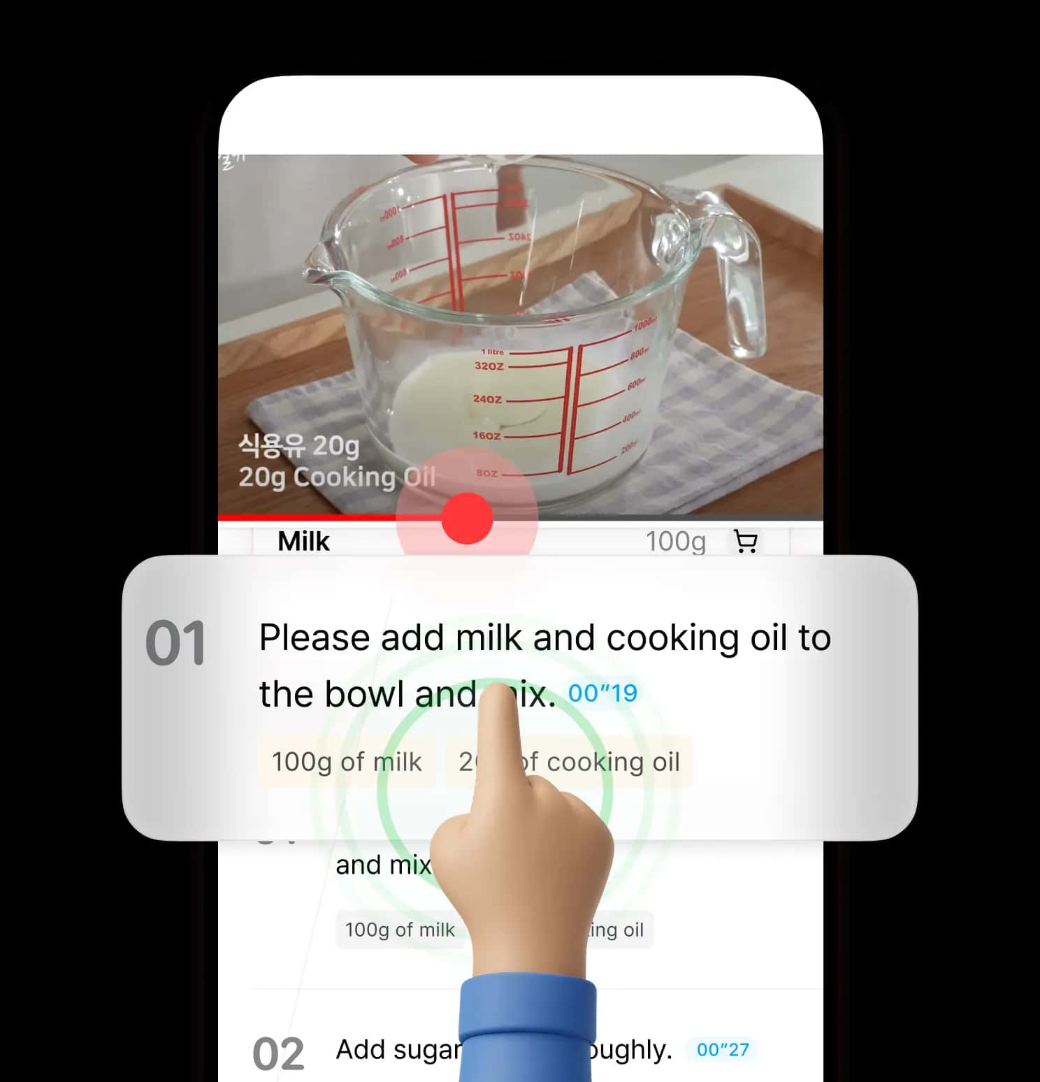 Timestamp navigation to specific moments